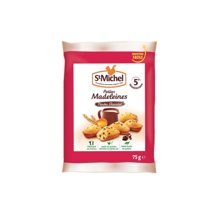 Madeleines aux pépites de chocolat x24