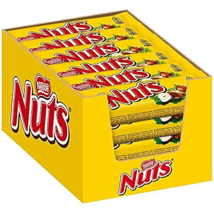 Barres Chocolatées Nuts x24
