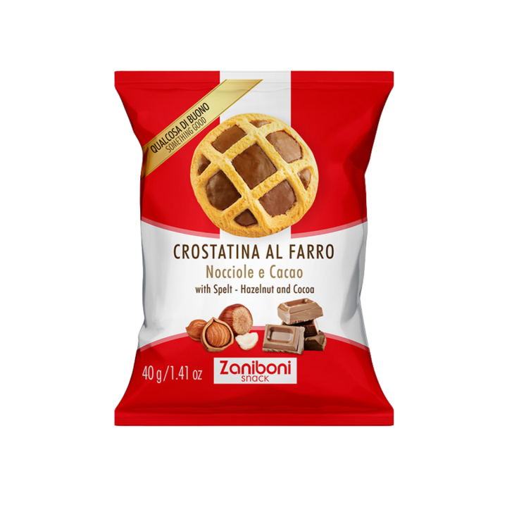 Crostatina Al Farro - Nocciola e Cacao x26