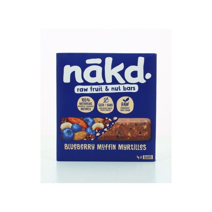 Nakd Blueberry Muffin – Carton 12x4 barres